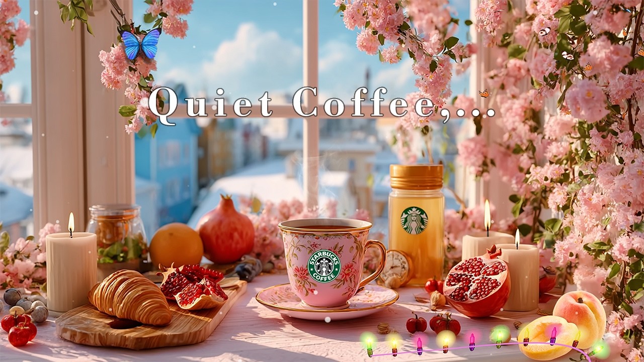 【 広告なし】スターバックスジャズ ~ 2月の朝に寄り添う桜とコーヒーの香り 🌸 穏やかな春の訪れを感じる作業用BGM・集中・睡眠・癒やし 2026 🕊️ あなたの心を癒やす曲は見つかりましたか？