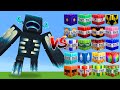 TITAN WARDEN vs All Mega TNT's in Minecraft!!!