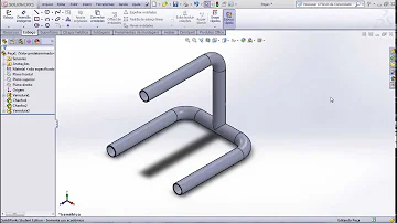 Como fazer um tubo no Solidworks?