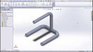 Aula 3  SolidWorks Comandos Básicos Tubos  Marcelo Pereira