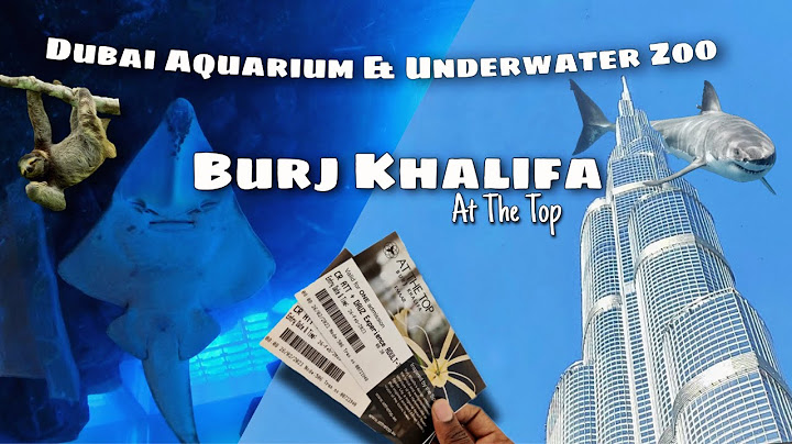 At the top burj khalifa dubai aquarium & underwater zoo năm 2024