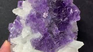 Excellent Fluorite, Calcite and Sparkling Quartz. La Viesca mine, Asturias, Spain