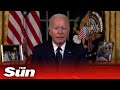 Biden says Putin and Hamas want to &#39;annihilate&#39; neighbouring democracies in Oval Office address