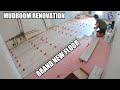Mudroom Renovation Part 11 -  Rank and Tile