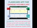 Chinese Vocabulary Flashcards | Excel App | 1,200 Most Common Chinese Words with Audio + Examples