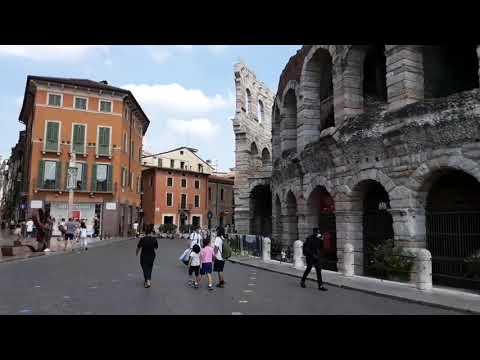 Video: Piazza Bra (Piazza Bra) description and photos - Italy: Verona