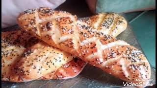 للمحبي الخبز ? طريقه تحضير خبز الساندويتشات بمكونات اقتصاديه مطبخ ام ياسمين ليبيا 