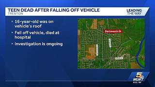 Police 16-year-old killed after falling from moving vehicle in Butler County