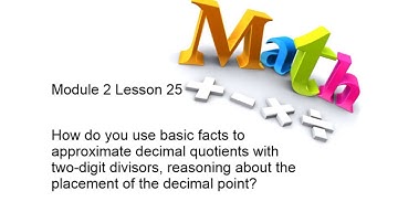 Module 2 lesson 25
