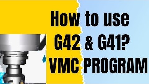 G41and G42 cnc programming .,G41and G42 kya hota hai.(Hindi)