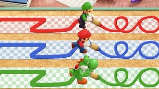 Mario Party Superstars Minigames - Mario Vs Yoshi Vs Peach Vs Luigi (Master Difficulty)