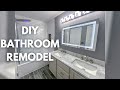 DIY Small Bathroom Remodel Timelapse | Modern Bathroom Design