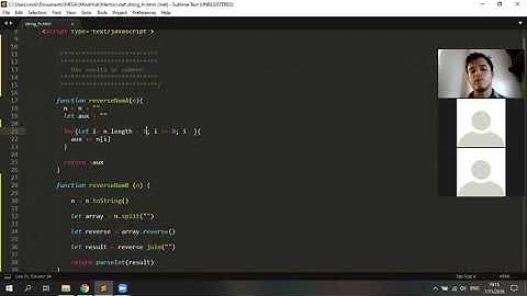 JavaScript - String Functions 01: invertir un número