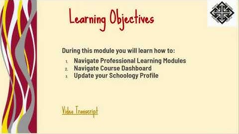 PCPS Schoology Introduction Video