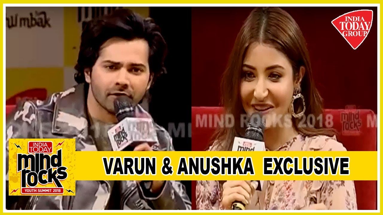 Varun Dhawan And Anushka Sharma Exclusive At Mind Rocks 2018