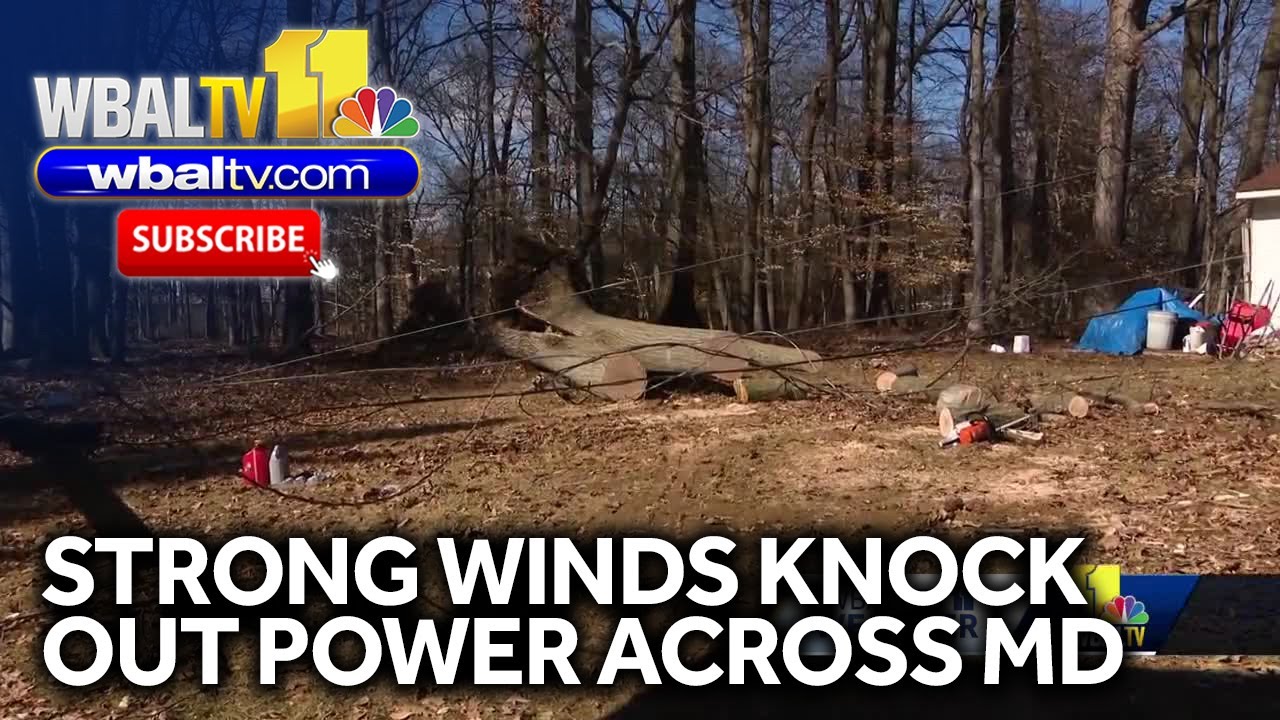 BGE: Power restoration efforts could last for days after high winds ...