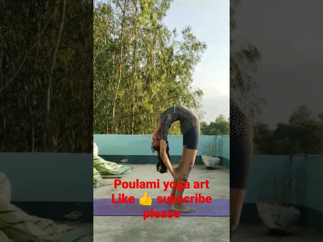 Habibi yoga Poulami yoga habibi #shorts #youtubeshorts #yoga beginner #yoga at home class=