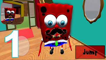 Neighbor Bob Hello Red Sponge 3D Gameplay Walkthrough Part 1 (IOS/Android)