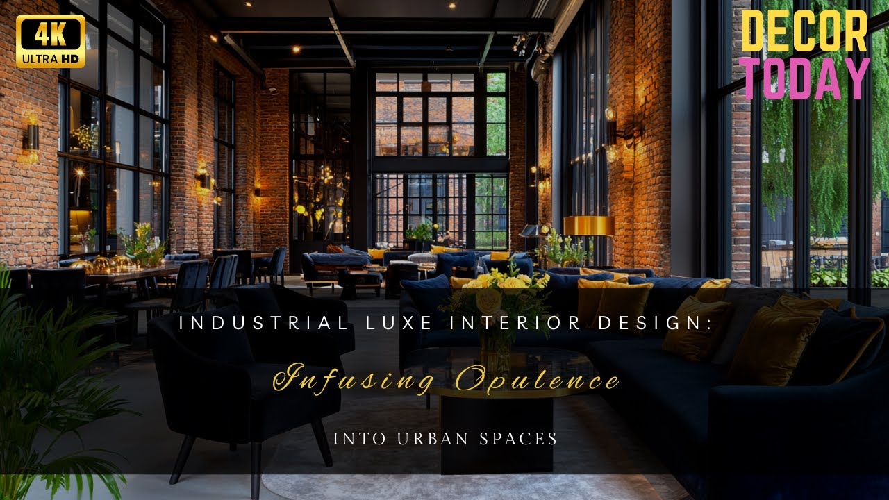 Industrial Luxe Interior Design: Infusing Opulence into Urban Spaces ...