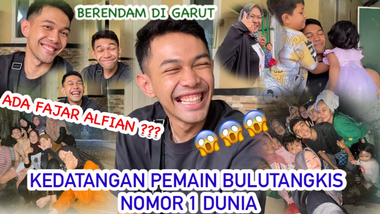 KEDATANGAN PEMAIN BULUTANGKIS NOMOR 1 DUNIA FAJAR ALFIAN | HOLIDAY BARENG KELUARGA