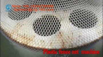Plastic fence net machine breeding net machine from dingyuan machinery+86-15254790898