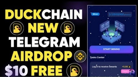 Duckchain New Telegram Free Airdrop | Best Crypto Mining App | New Telegram Airdrop instant withdraw