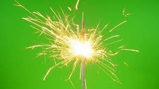 Sparklers on the Green Screen | Video Effects