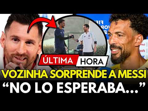 💥VOZINHA SORPRENDE A MESSI CON ESTE GESTO QUE NADIE ESPERABA TRAS FICHAR POR INTER DE MIAMI