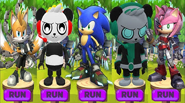 Tag with Ryan vs Sonic Dash - Combo Panda, Robo Combo vs Rusty Rose,Tails Nine and Sonic Boscage Run
