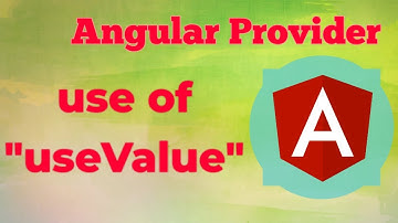 Use of "useValue" in Angular provider
