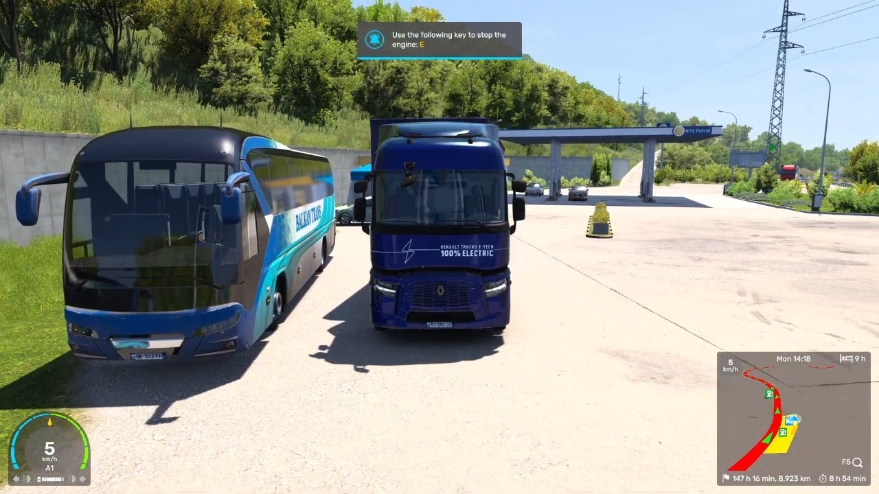 SOUNLESS ELECTRIC TRUCK | euro truck simulator 2 gameplay