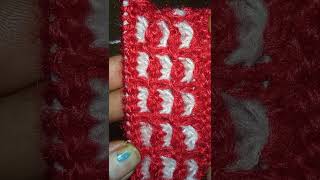 How to knit two colour #baby sweater design# knitting design short video