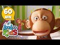 Five little monkeys  the best songs for children  looloo kids