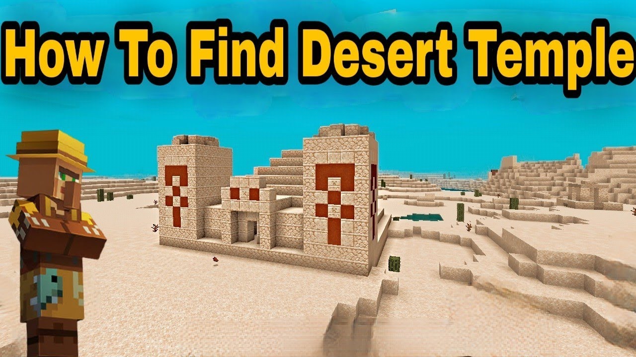 How to find a desert temple in minecraft - YouTube
