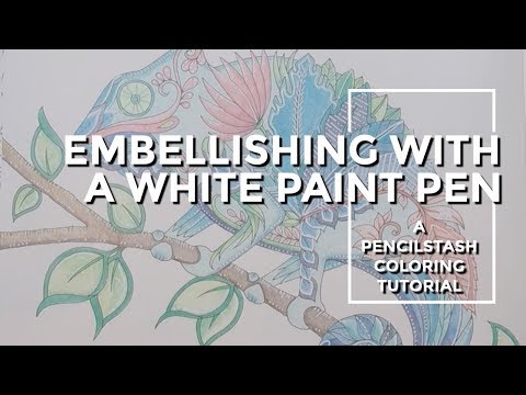 how-to-embellish-your-colored-pencil-coloring-with-a-uni-posca-marker!-----a-pencilstash-tutorial