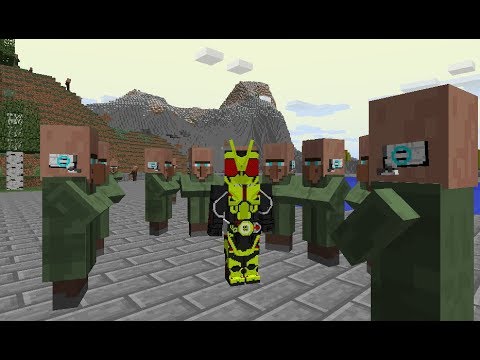 Minecraft 仮面ライダーゼロワン ヒューマギア を作ってみた Youtube Minecraft 仮面ライダーゼロワン ヒューマギア を作ってみた Youtube