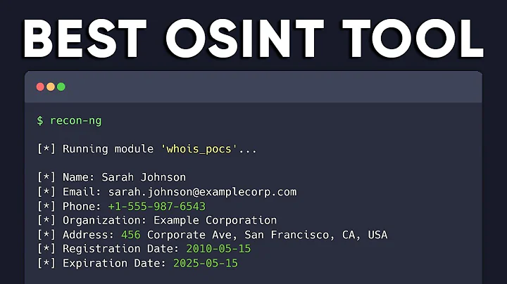 This is The Best OSINT Tool I've Ever Used!