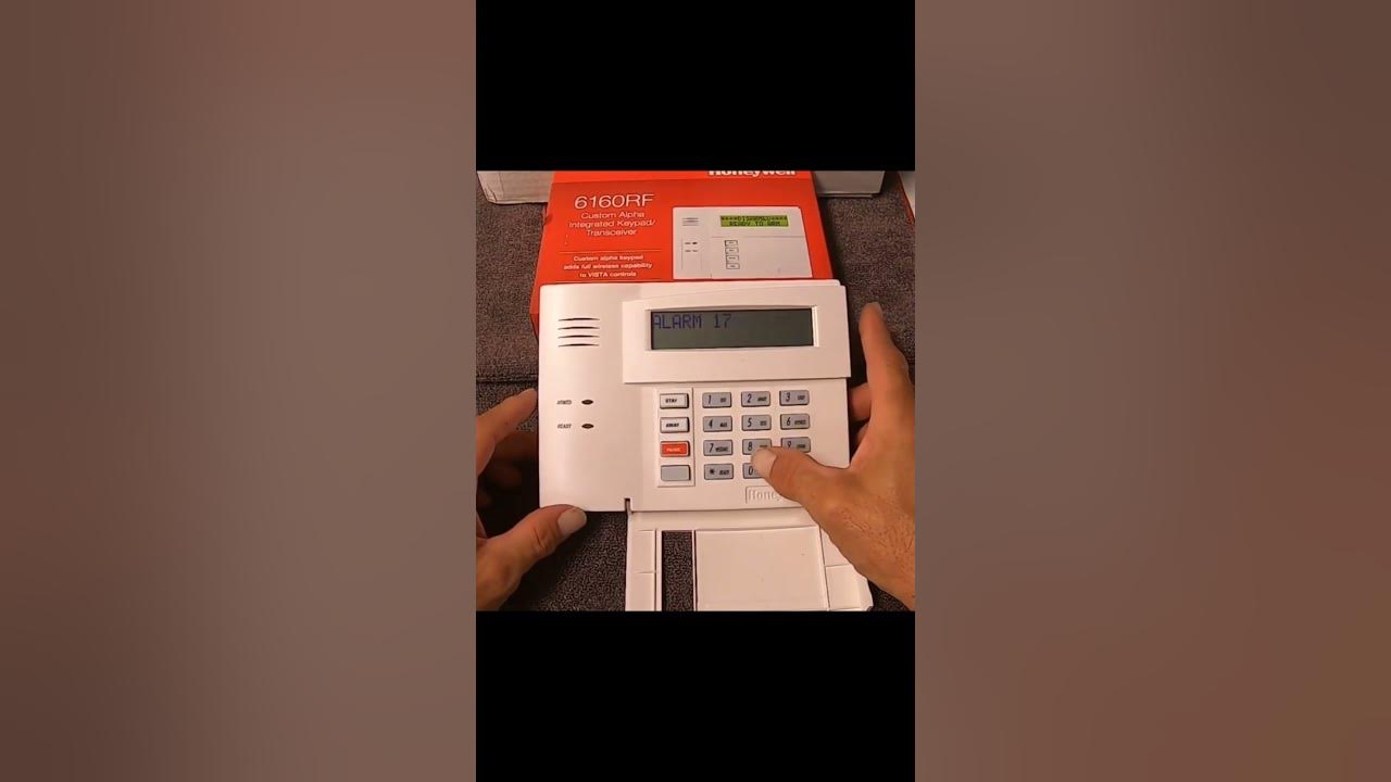 Honeywell Vista 20p Clear Or Delete Alarm Trouble Codes Securtiy Panel YouTube