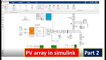 2 - How to design and simulate your Solar photovoltaic panel in Matlab Simulink - Part 2