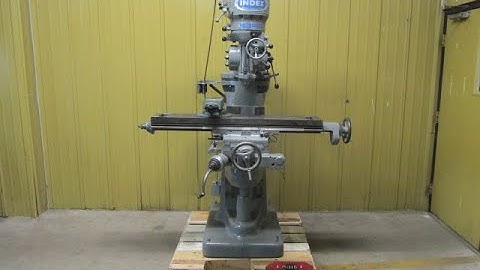 Wells Index 745 Vertical Milling Machine J Head Mill 1 HP 46" x 9" (Bridgeport)