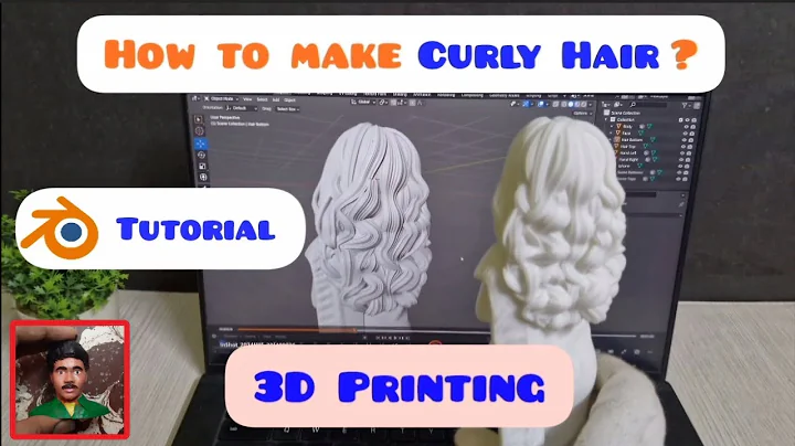How to make Hair for 3D Printing using Blender ?