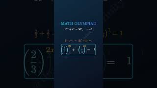 Only 1% Can Solve This Math Olympiad Problem #maths #jeeproblems #algebra #education #explore #short