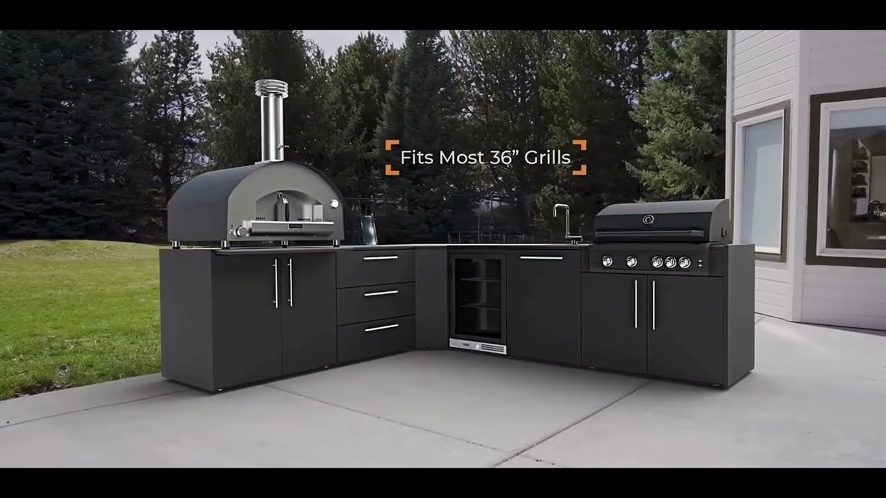 Outdoor Kitchen Elysia by Fontana Forni | Bellagiocy 