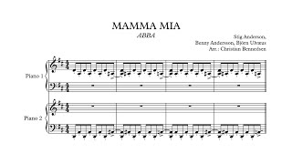 Abba - Mamma Mia - 2 pianos