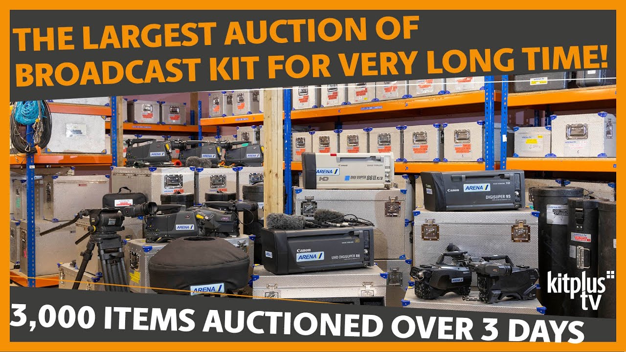 CA Global Partners - ARENA TELEVISION AUCTION – FINAL SALE LIVE ONLINE  WEDNESDAY 4 MAY 2022 10AM GMT ONWARDS Equipment from the closure of Arena  Television. Cameras, Lenses, Grip, Outside Broadcast Equipment