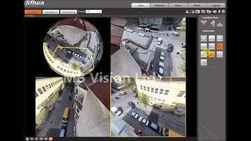 Video test of Fish-Eye IP security camera Dahua EB-5400
