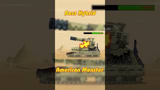 Evolution Battle: Boss Hybrid VS American Monster | #tanks #homeanimations #gerand