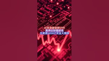 【Boss说美国】AI泡沫破裂倒计时，英伟达财报前夜，贝莱德1850亿资金大挪移#贝莱德 #英伟达 #美股 #AI泡沫 #科技股 #投资理财 #华尔街 #QQQ #Nvidia #BlackRock