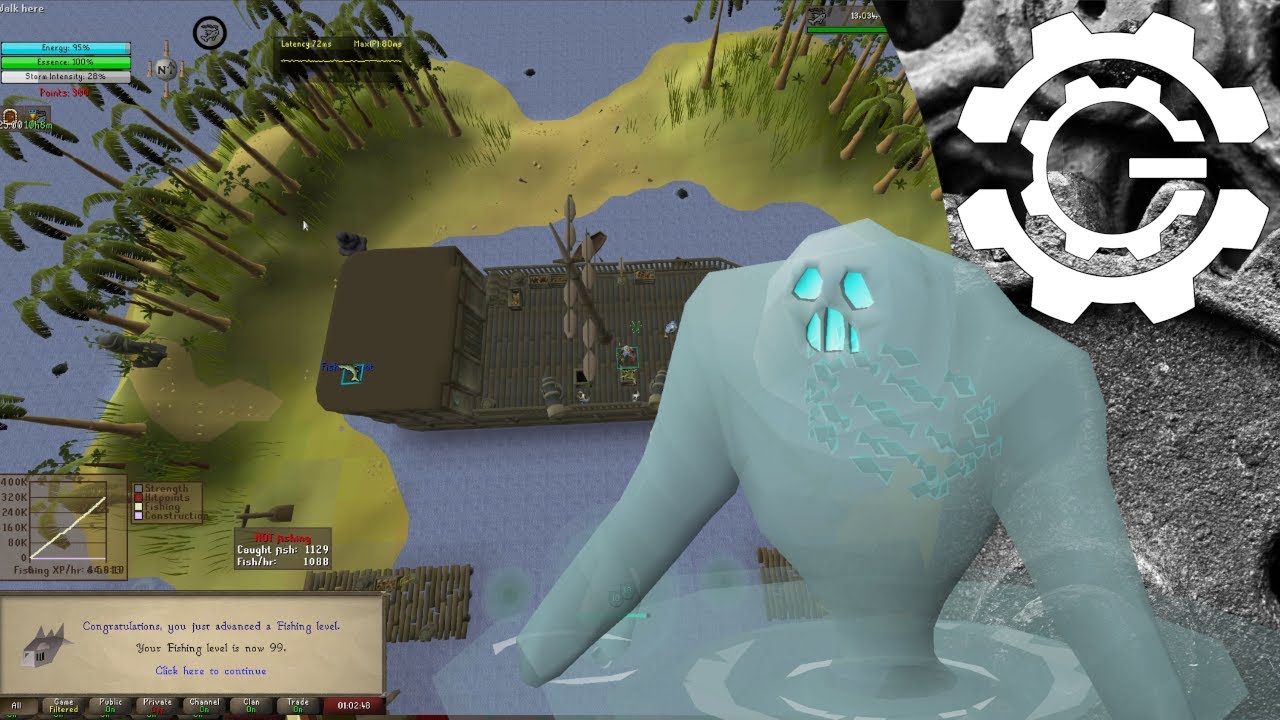 Old School Runescape [Part 248] 99 Fishing, and Tempoross Marathon Competition, Idle Chatter