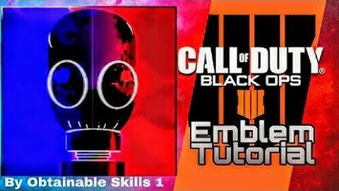 Call of Duty Black Ops 4 Cod Bo4 Easy Emblem Tutorial